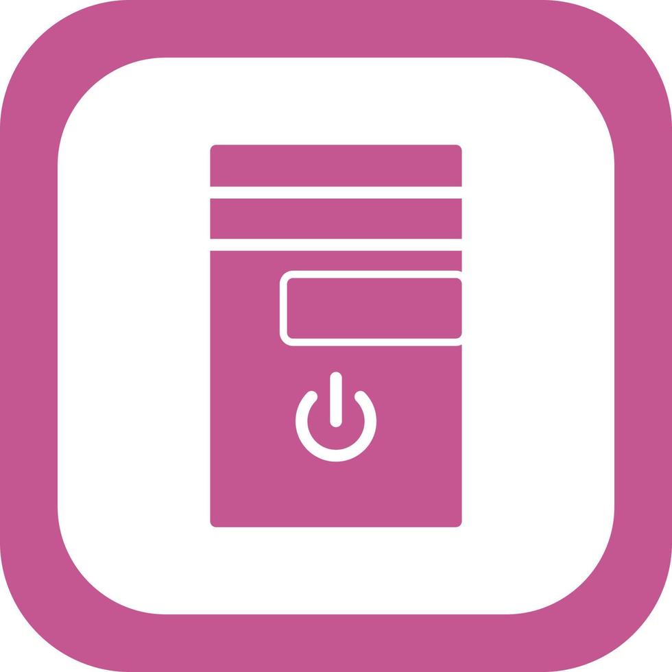 CPU Tower Vector Icon