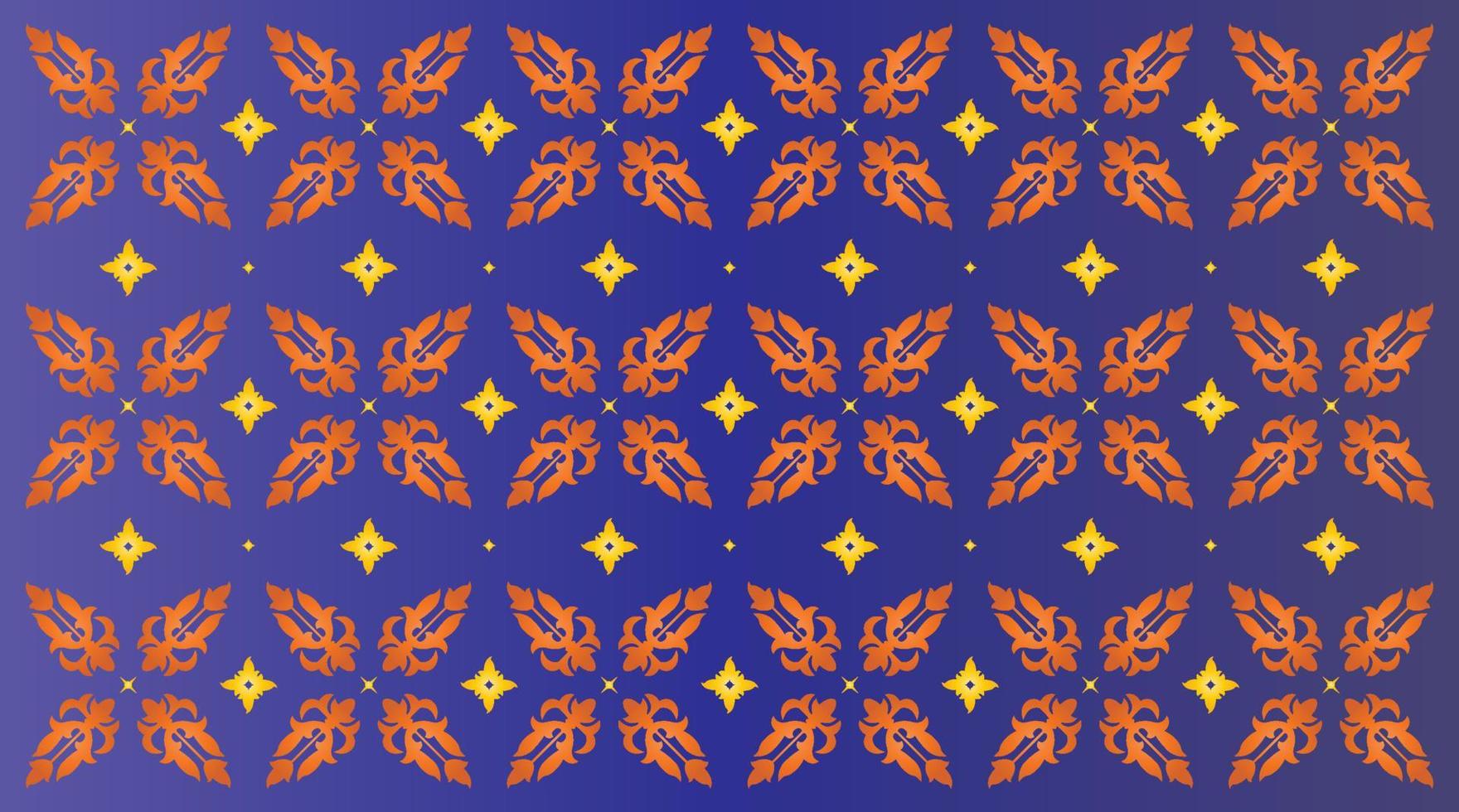 Indonesian traditional batik patterns from Riau, Malaysia, Malay