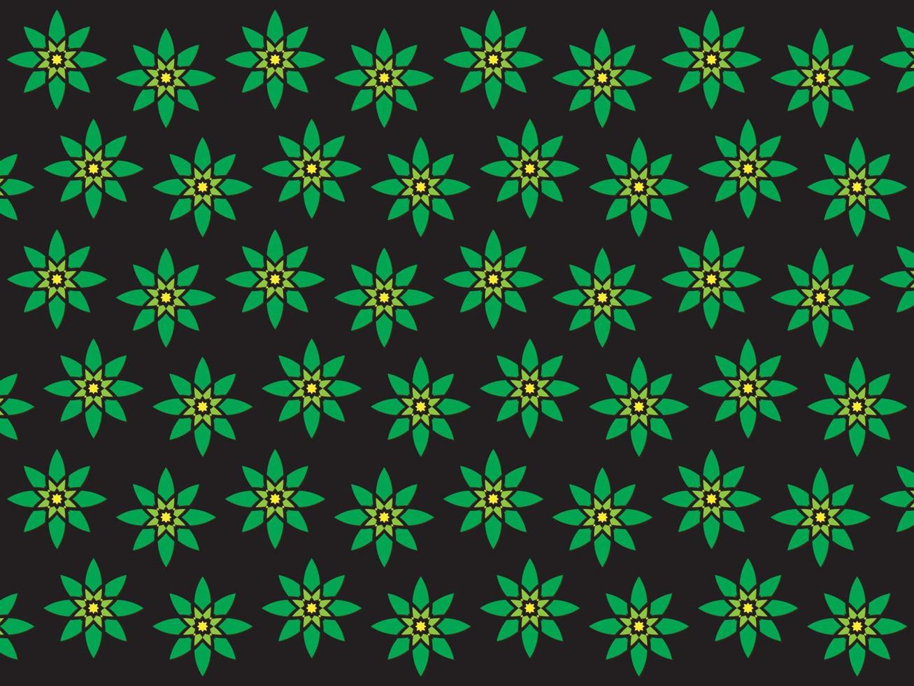 Floral decorated, pattern, blooming flowers trendy retro psychedelic cartoon style. vector