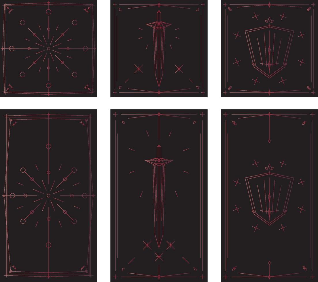 Art deco line border Modern gold frames decorative line borders and geometric golden label elegant vector