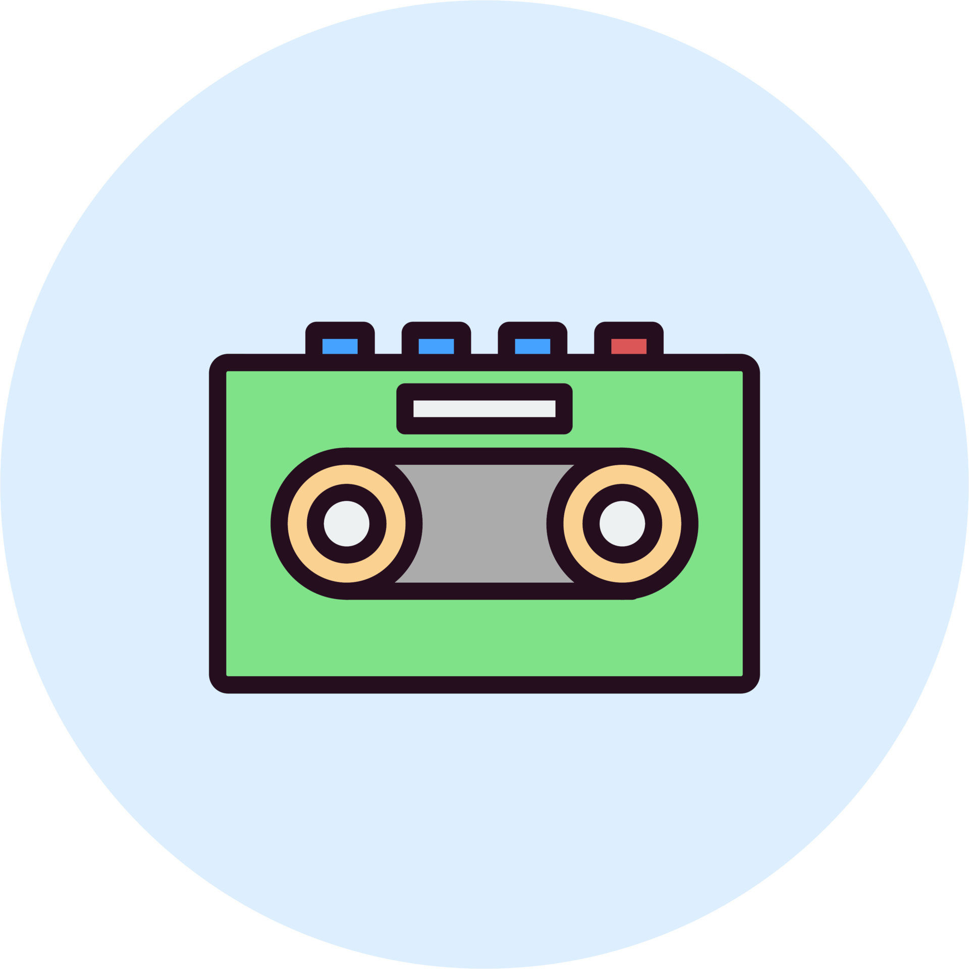 Tape Recorder Vector Icon 21042512 Vector Art at Vecteezy