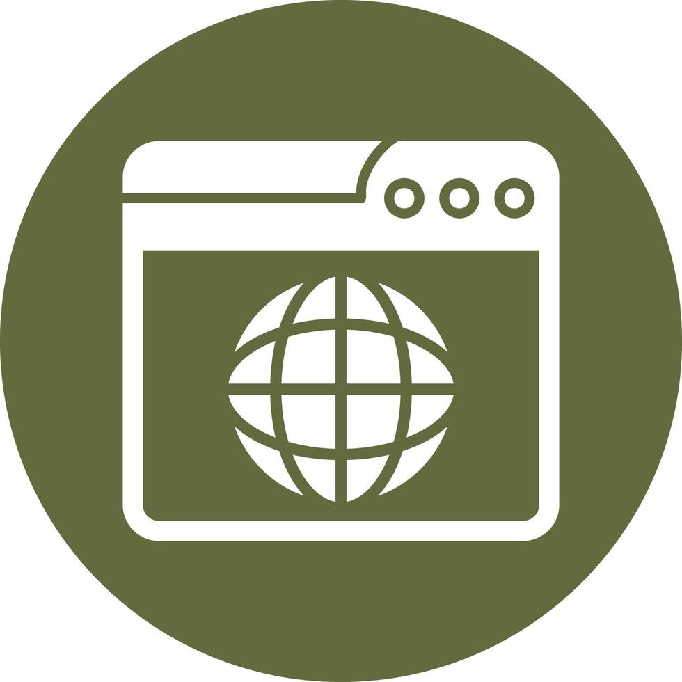 Web World Wide Vector Icon