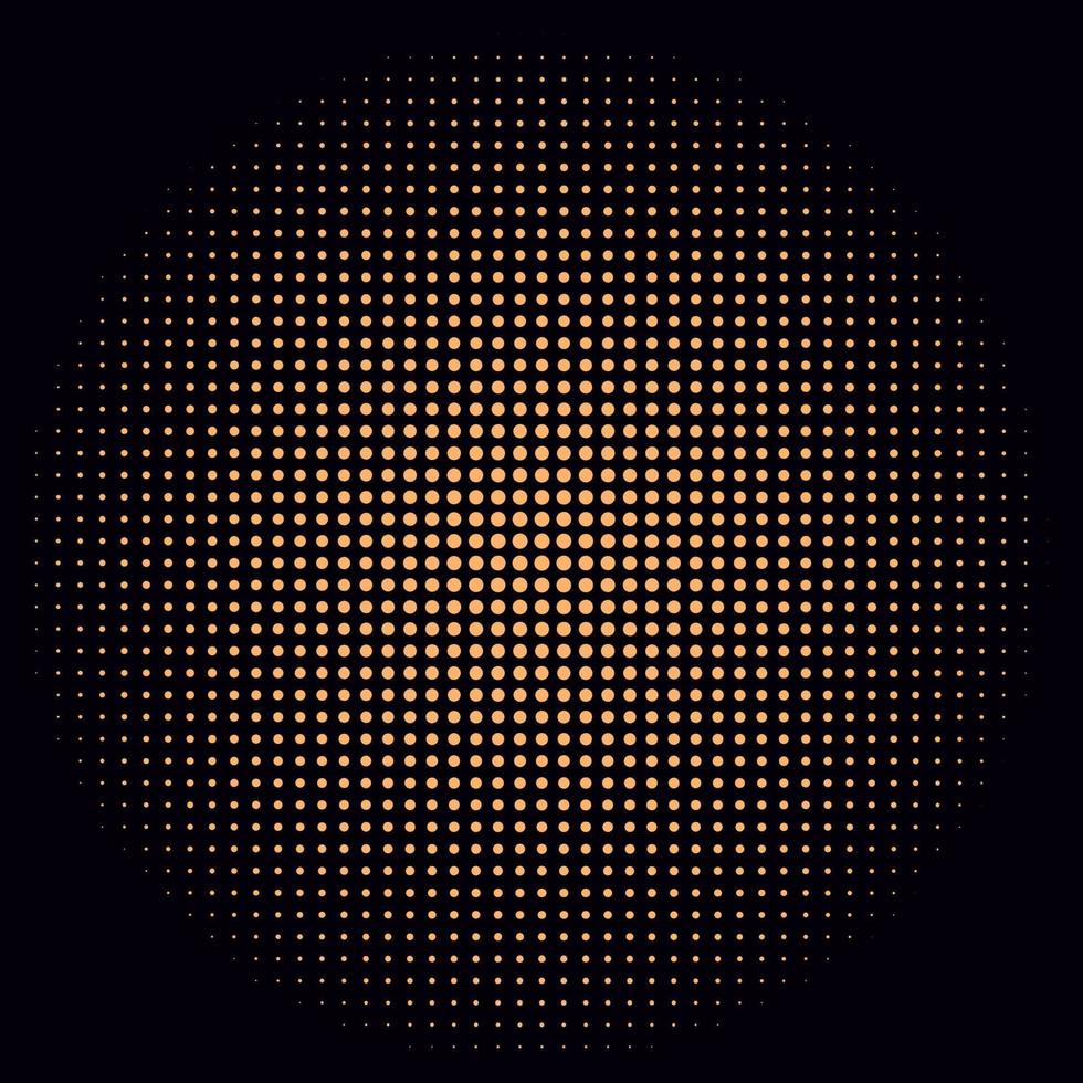 Free vector abstract round halftone design