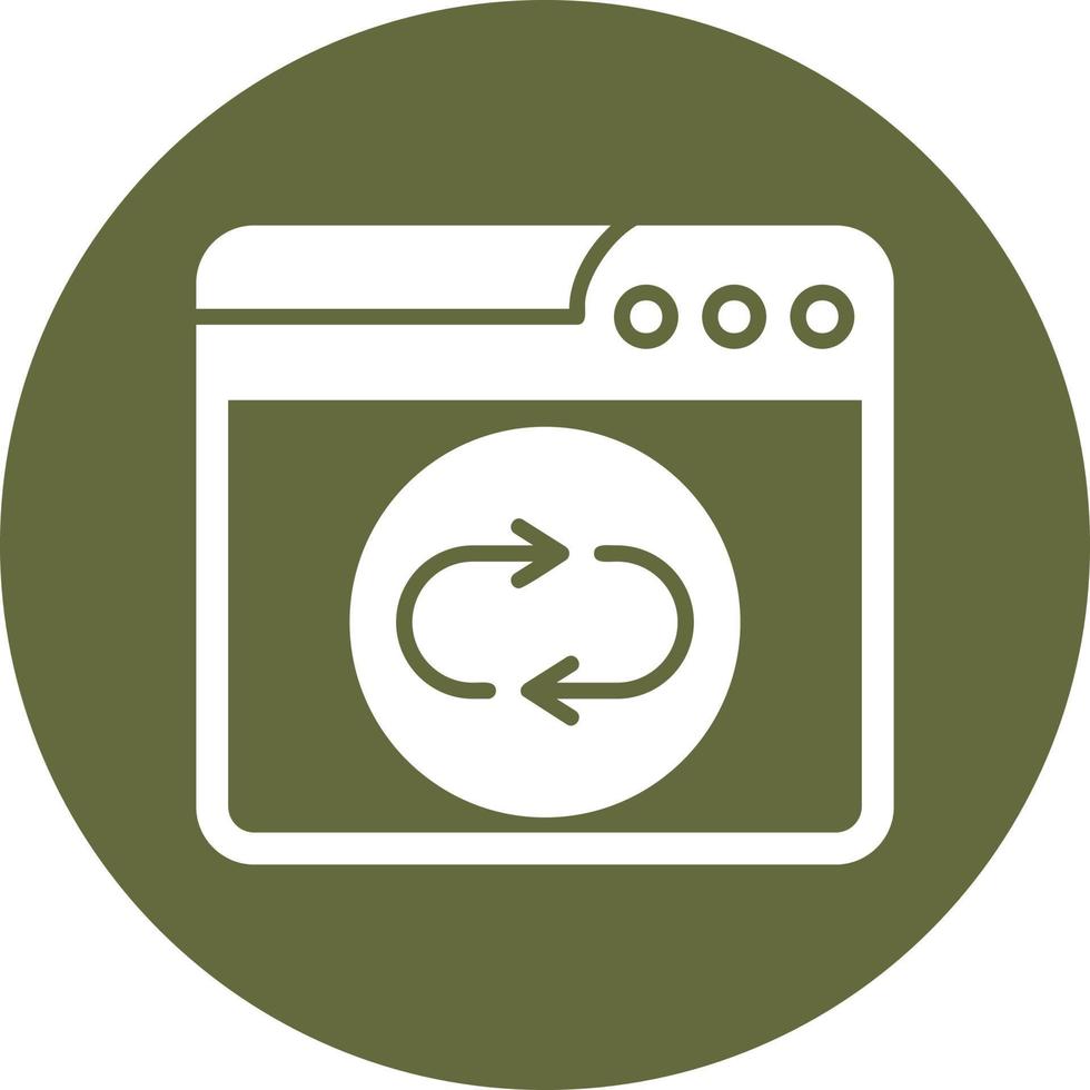 Web Sync Vector Icon