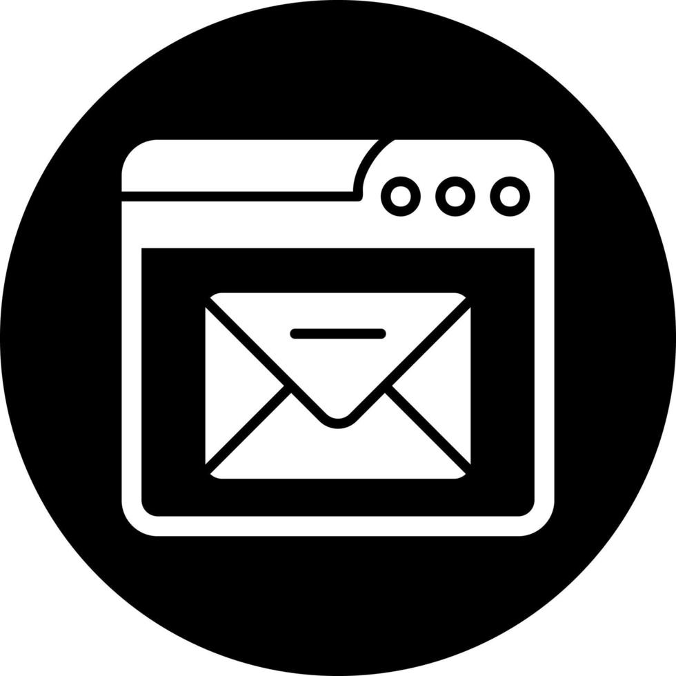 Browser Mail Vector Icon