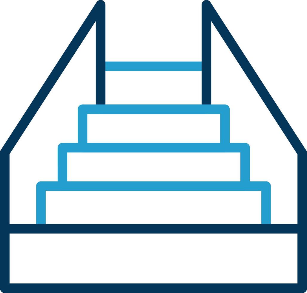 Stair Vector Icon Design