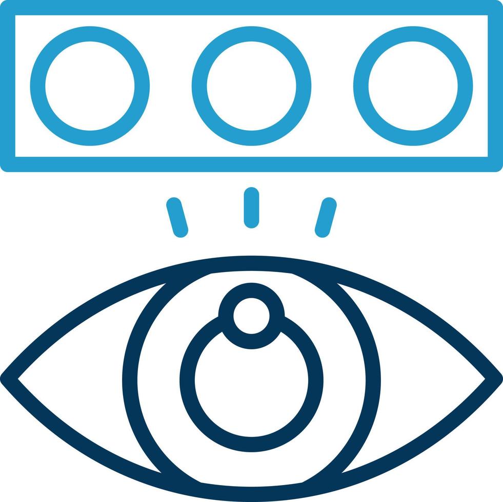 Color Blindness Test Vector Icon Design