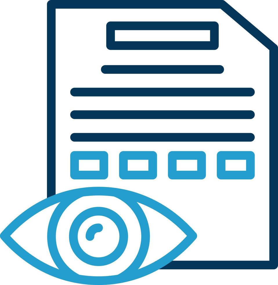 Eye Test Vector Icon Design
