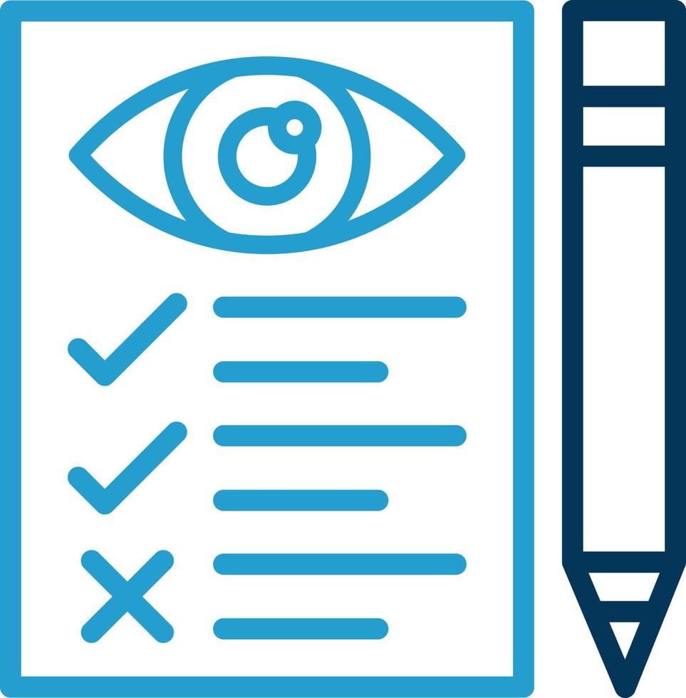 Eye Test Vector Icon Design
