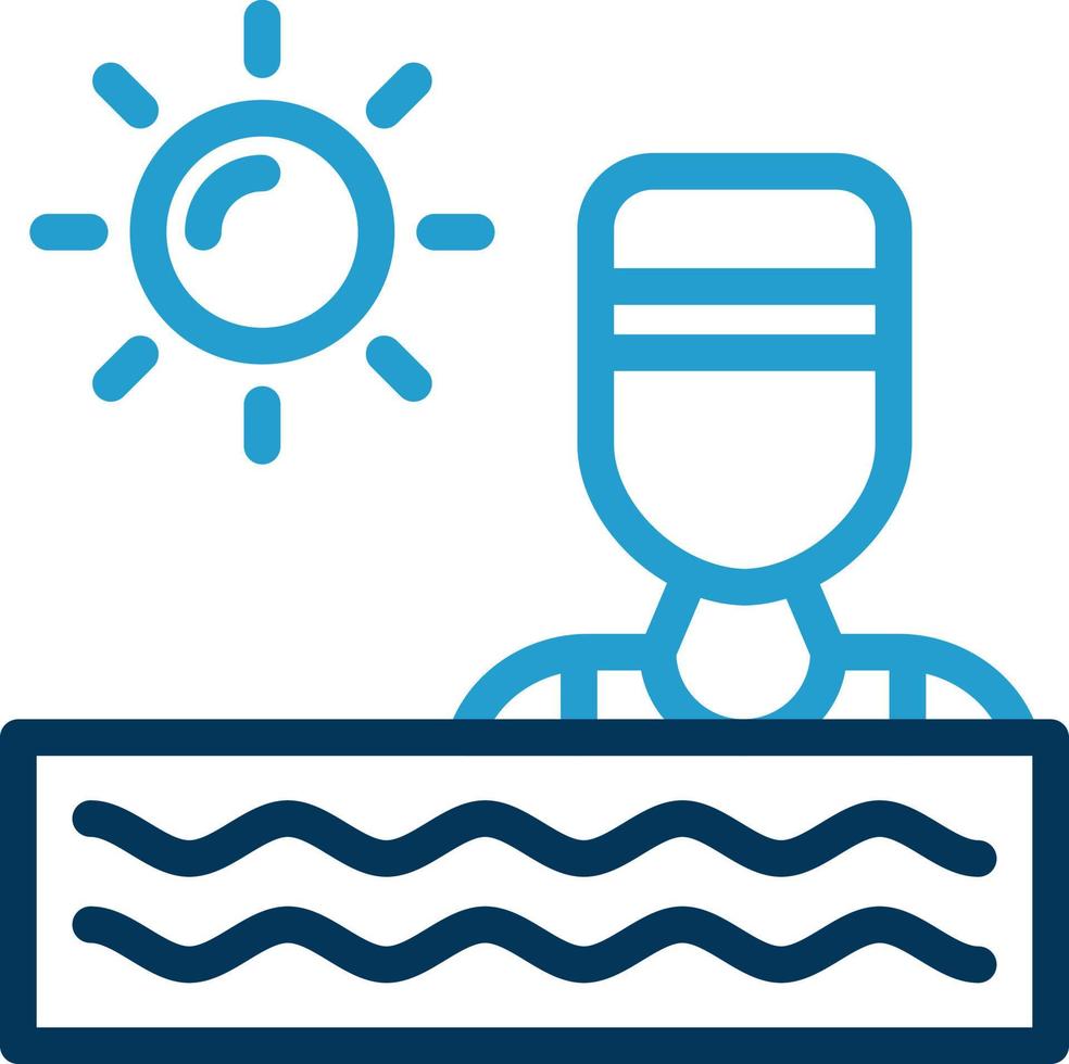 Swimming Vector Icon Design