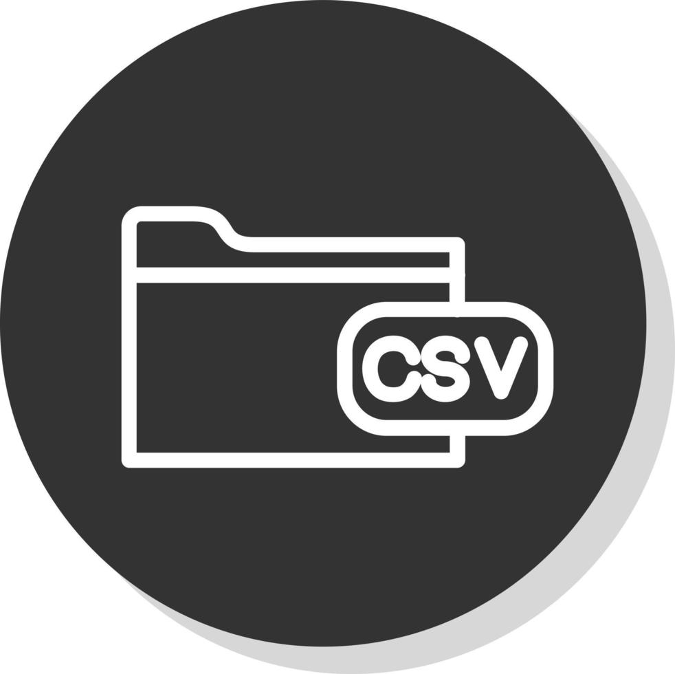 File Csv Vector Icon Design