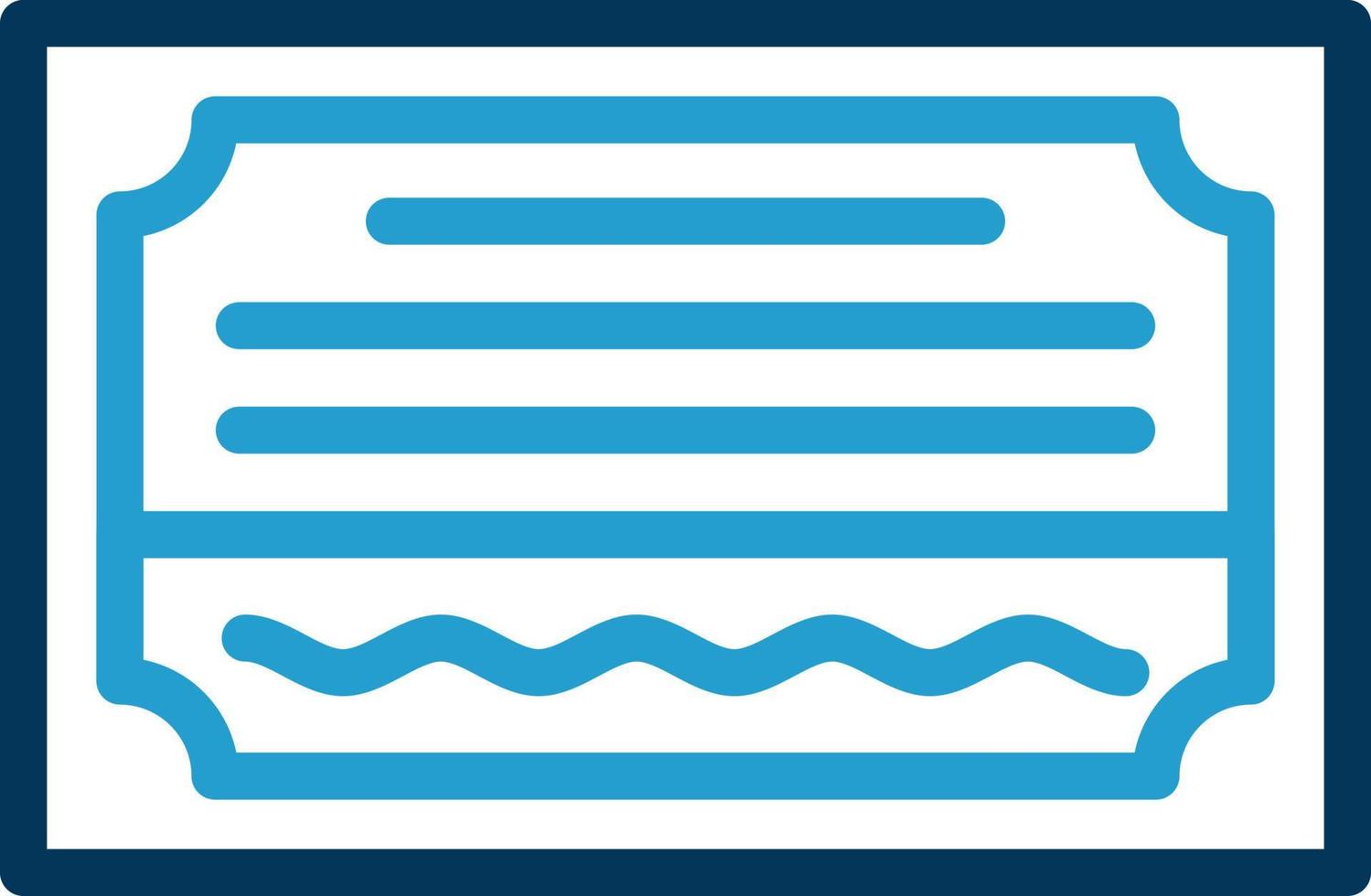Certificate Vector Icon Design