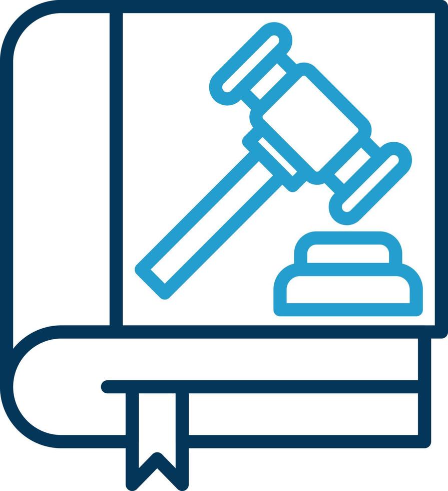 Law Book Vector Icon Design