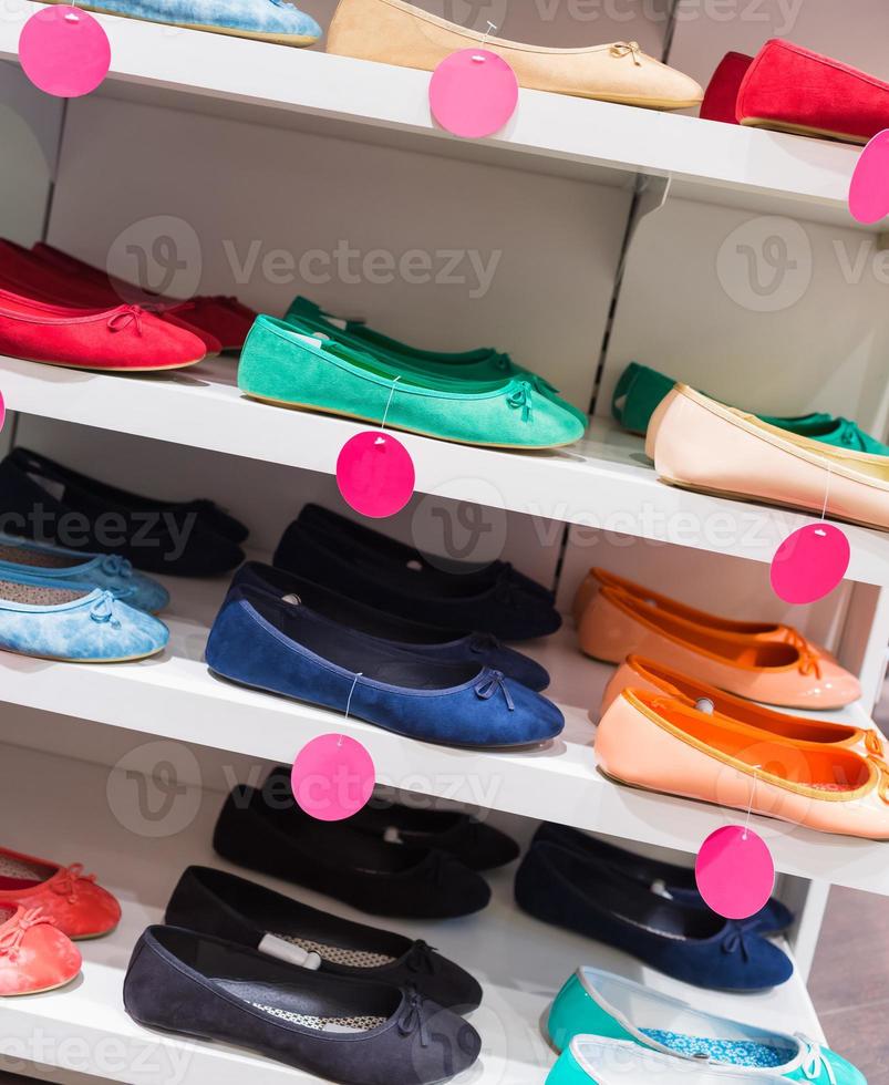 Background with shoes photo
