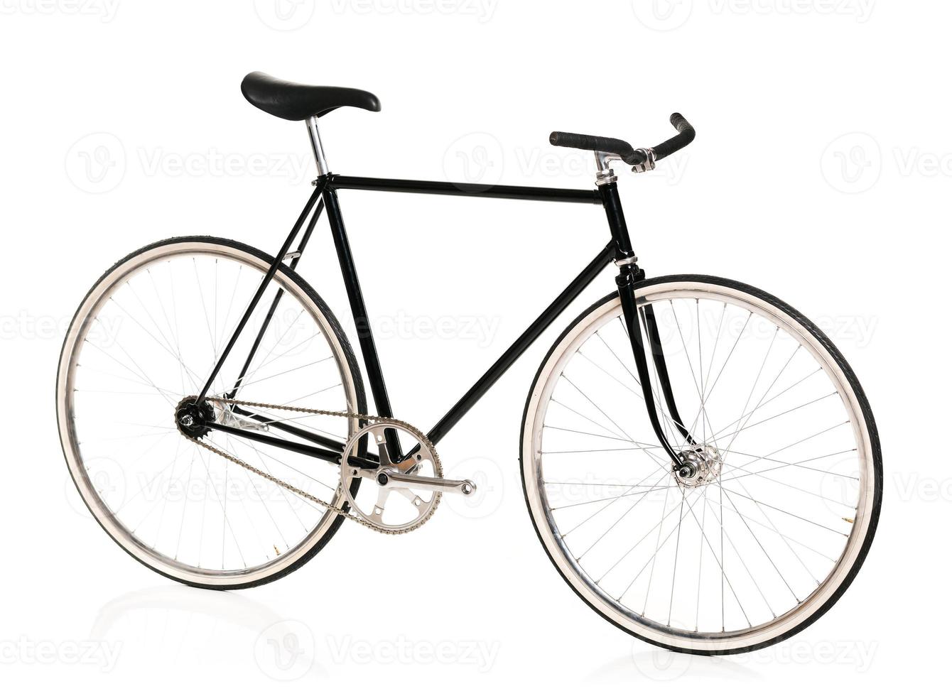 Bicycle isolated on white background photo