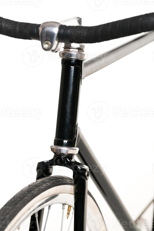 Bicycle isolated on white background photo