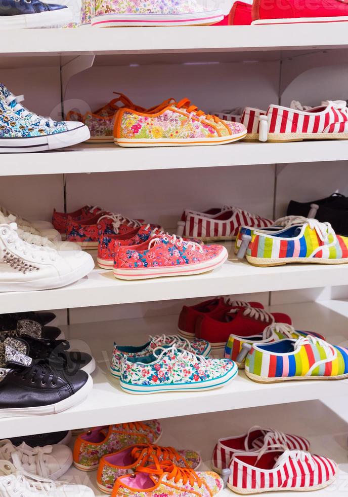 Background with shoes photo