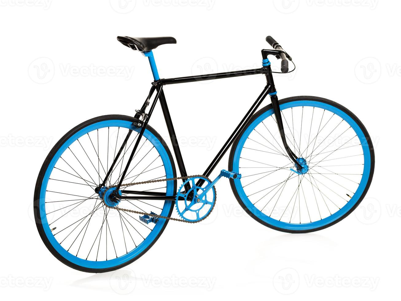 Bicycle isolated on white background photo