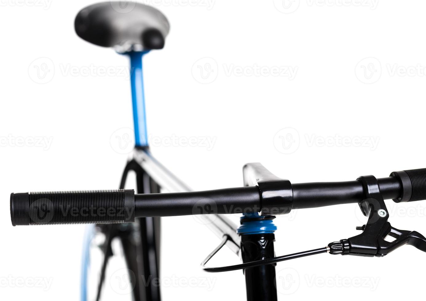 Bicycle isolated on white background photo