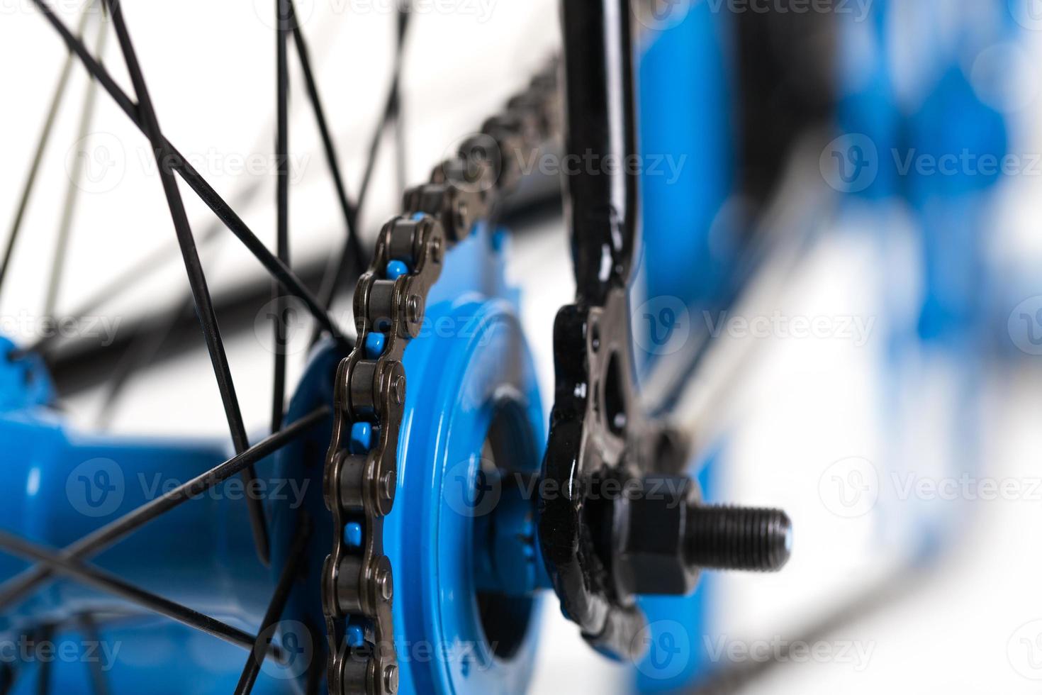 Bicycle isolated on white background photo