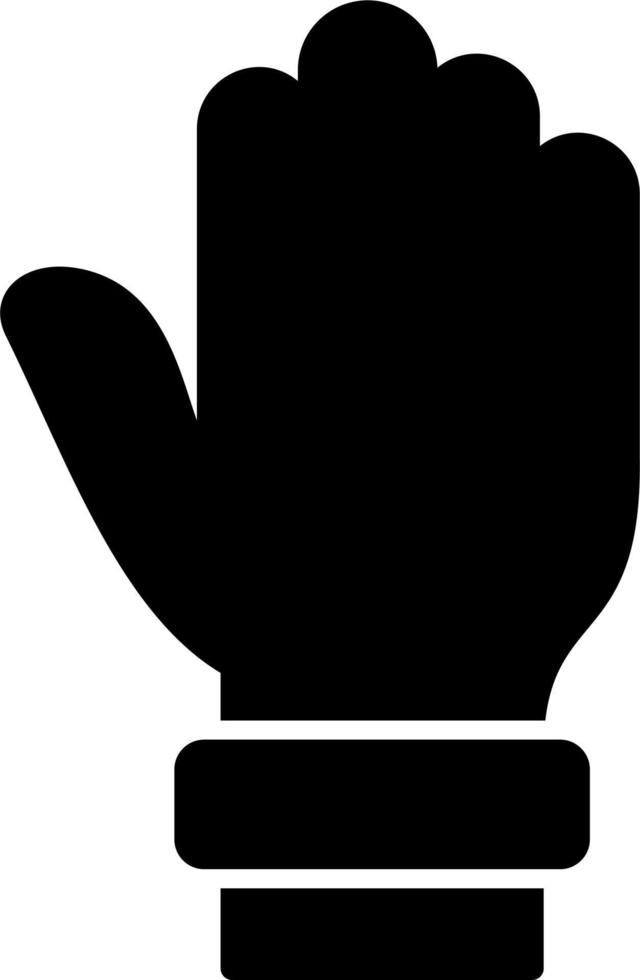 icono de vector de mano levantada