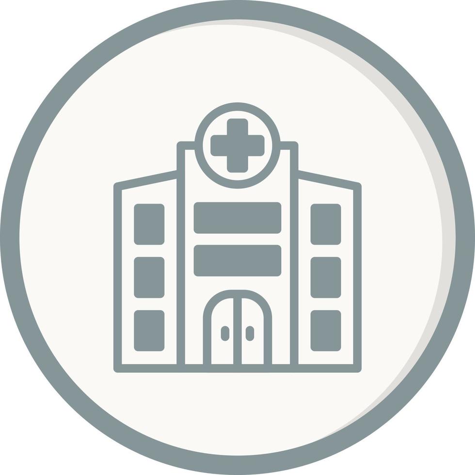 icono de vector de hospital