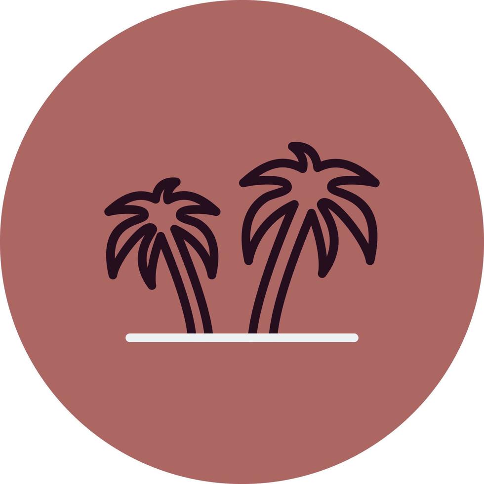 Oasis Vector Icon