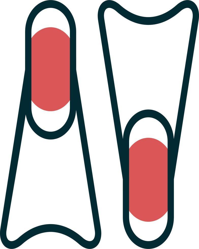 Flippers Vector Icon