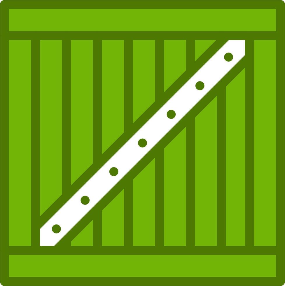 Wooden Box Vector Icon