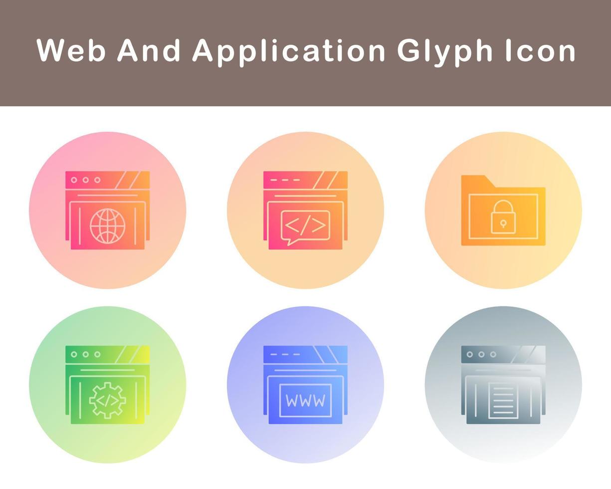 Web And Application Vector Icon Set