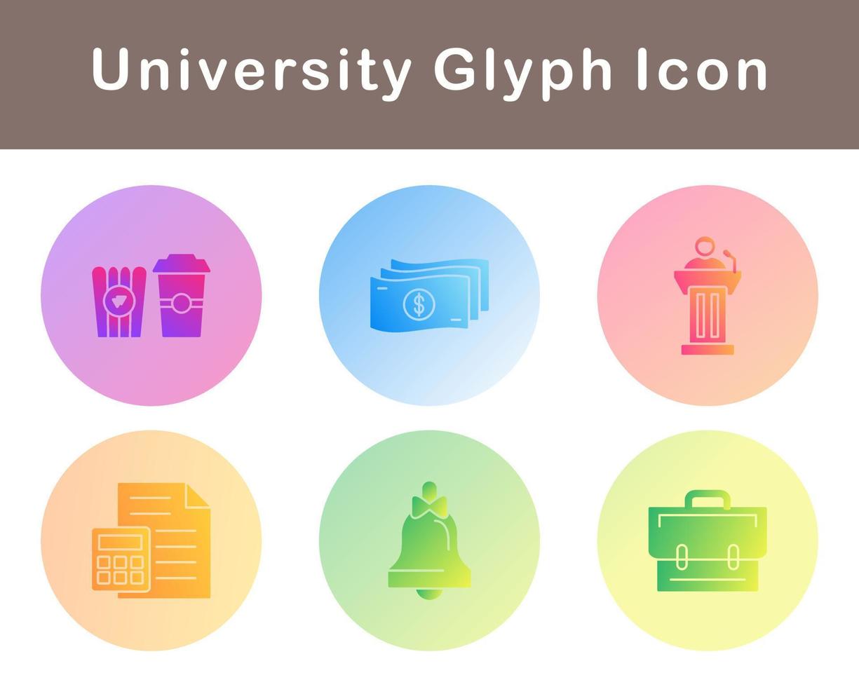university Vector Icon Set