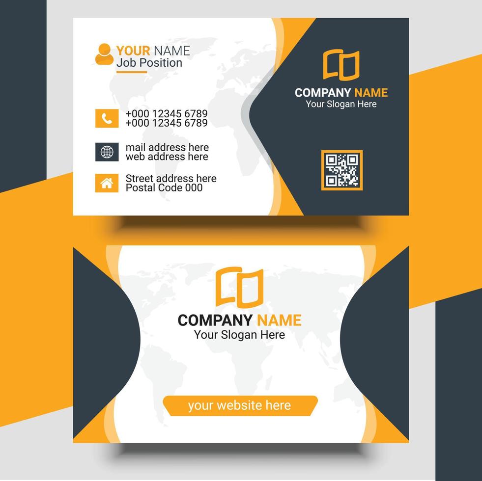 Creative Modern Professional Business Card Design Template vector