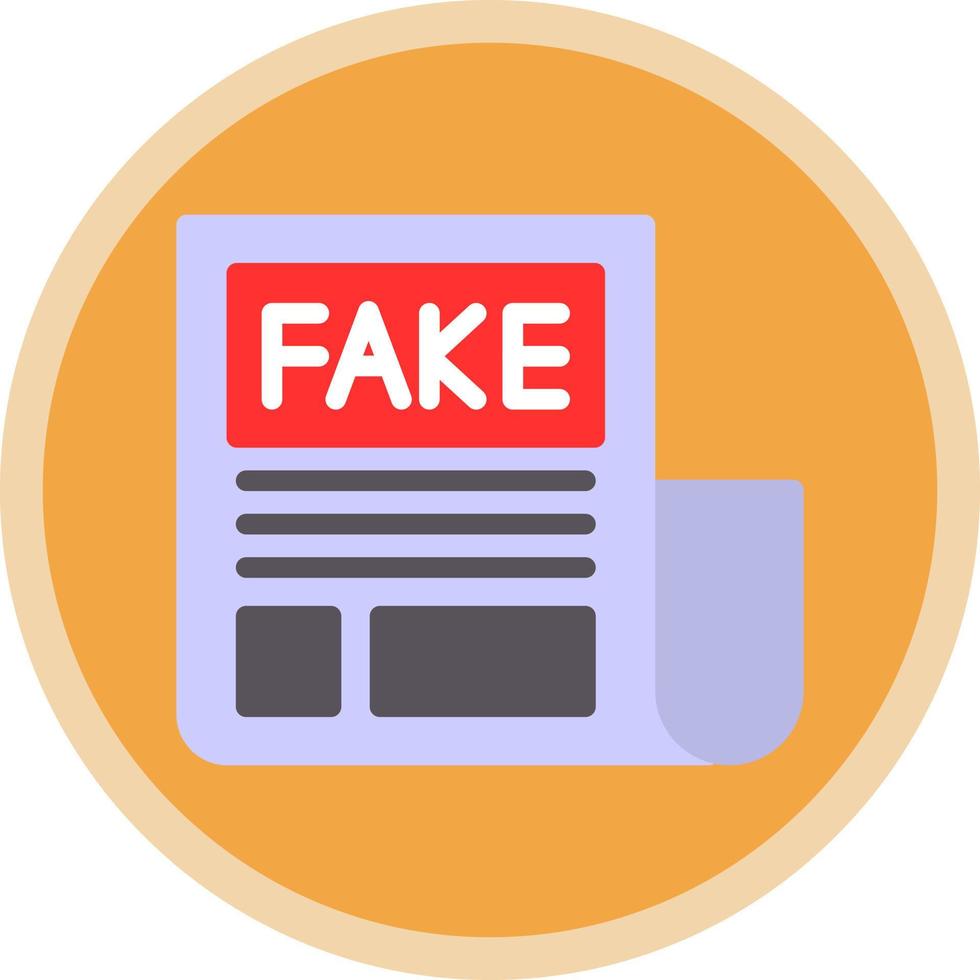Fake News Vector Icon Design