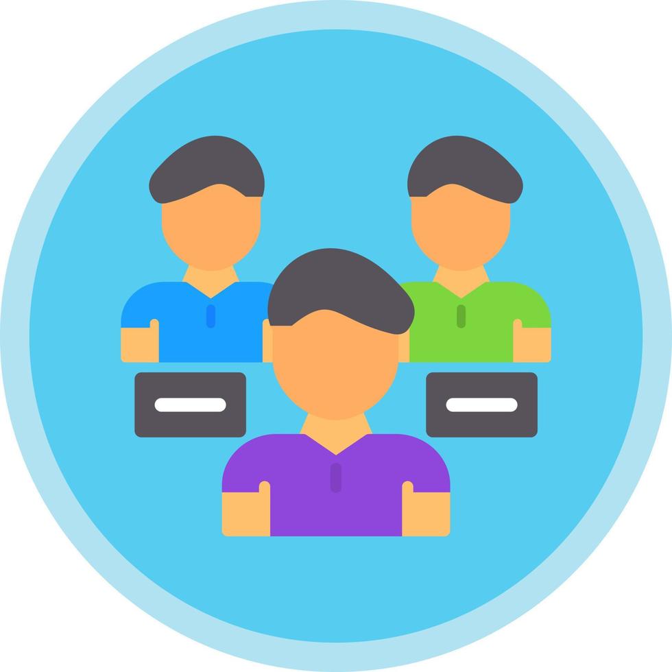 Audience Vector Icon Design
