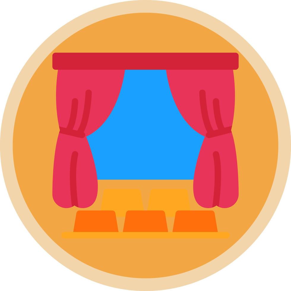 diseño de icono de vector de teatro