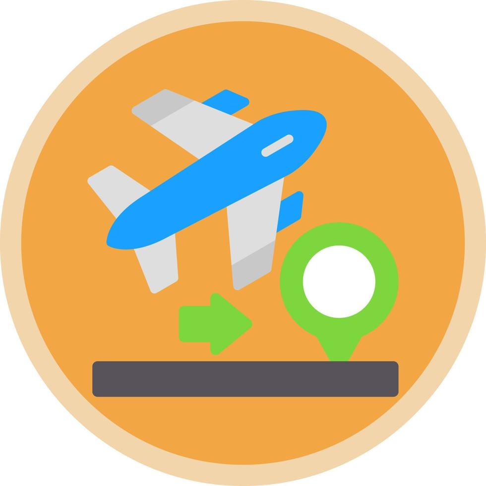 Domestic FLights Vector Icon Design