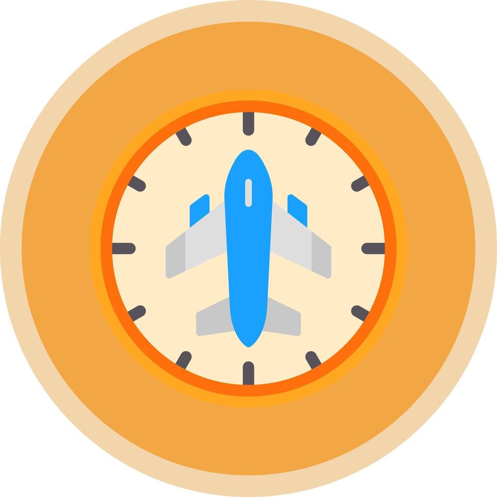 Flight Timings Vector Icon Design