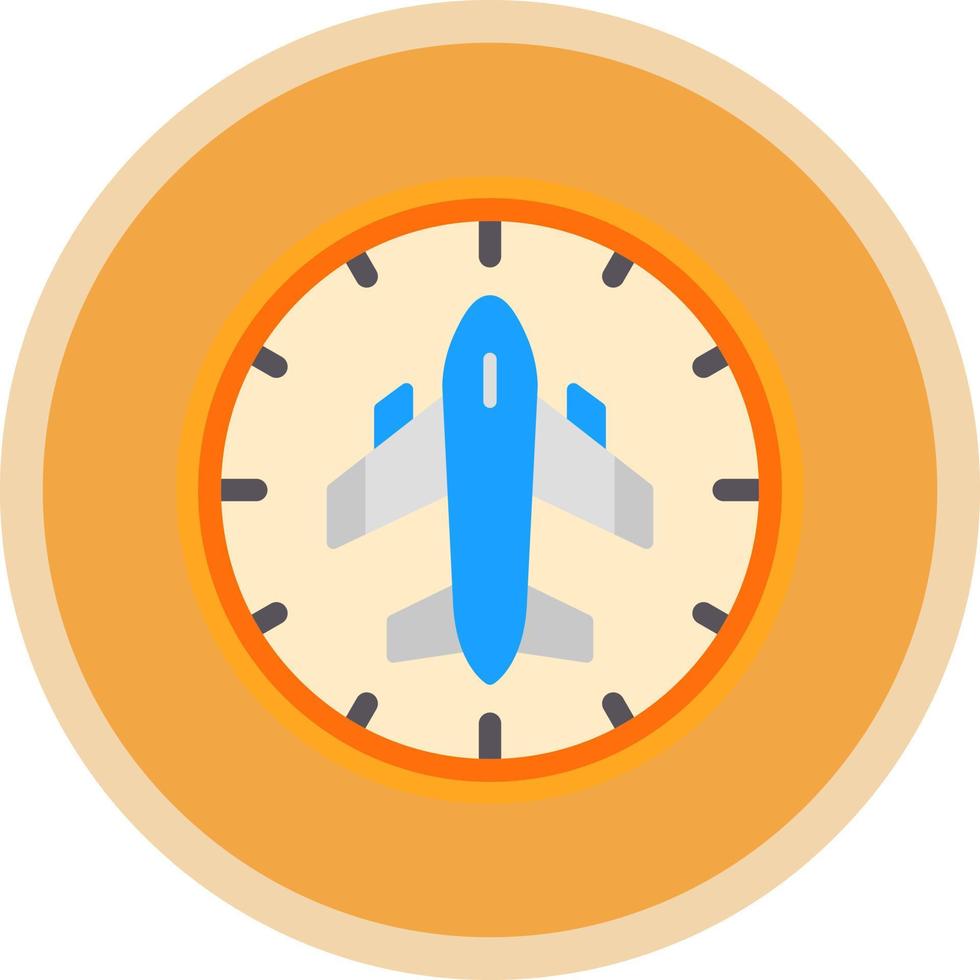 diseño de icono de vector de tiempos de vuelo