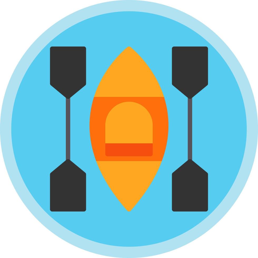 Kayak Vector Icon Design