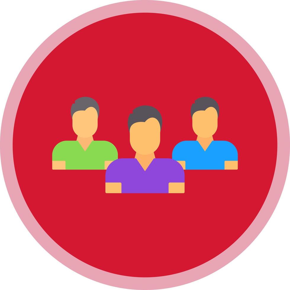Team Vector Icon Design