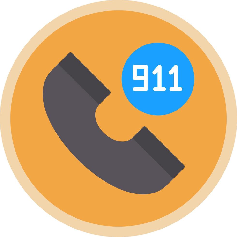 911 Vector Icon Design
