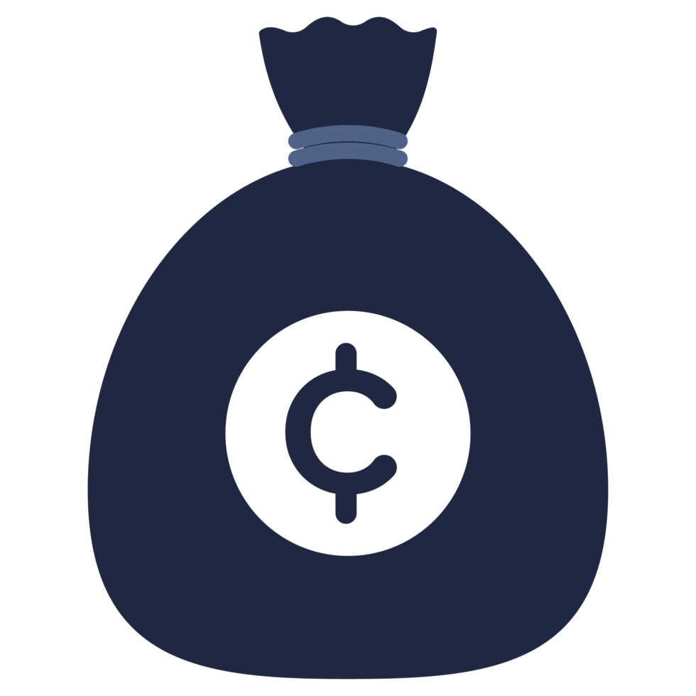 money bag flat icon png