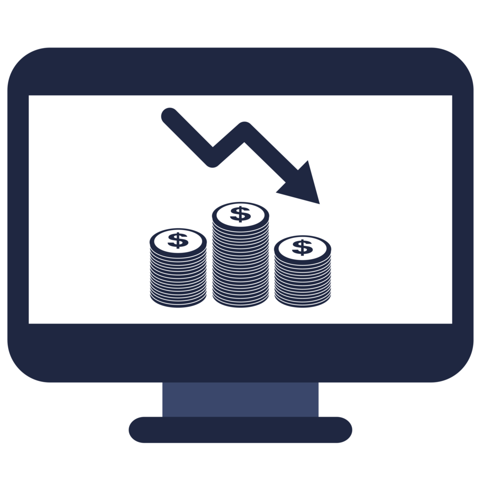 finance and investment dollar money flat icon element png