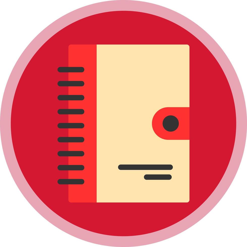 Diary Vector Icon Design