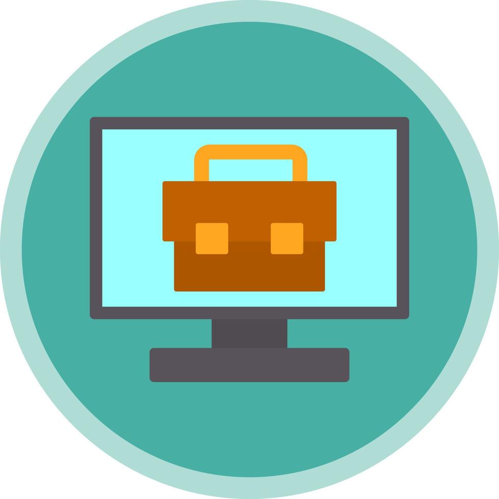 Online Business Vector Icon Design