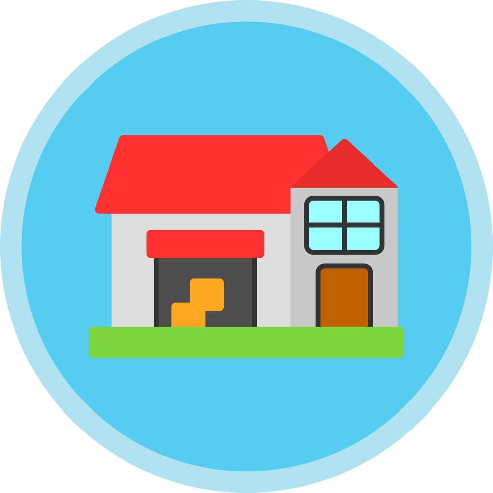 Warehouse Vector Icon Design