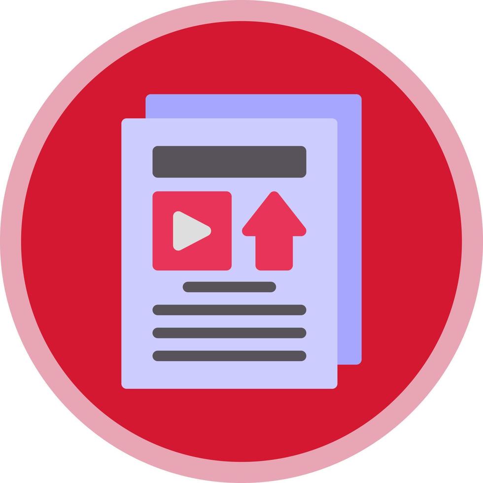 Content Vector Icon Design