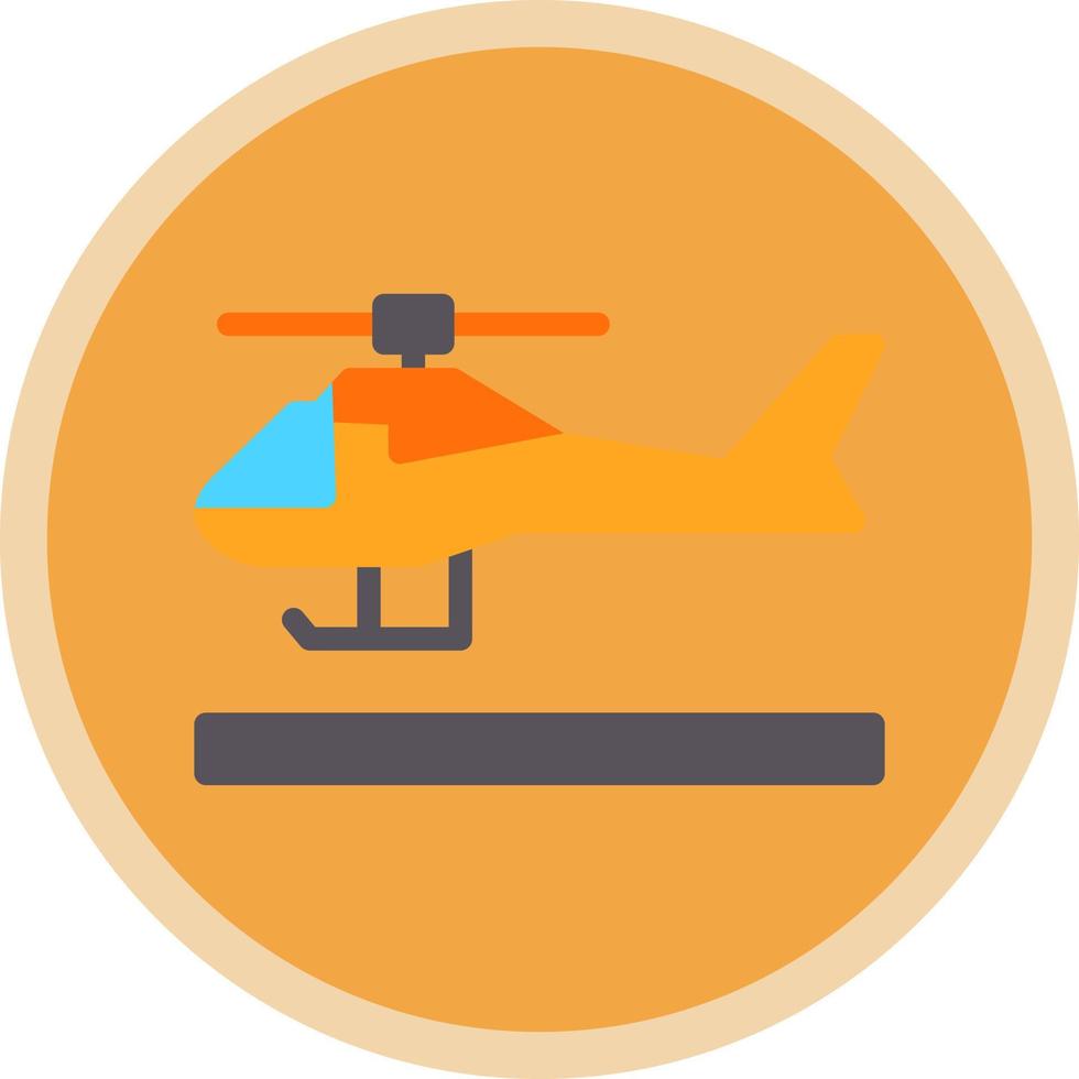 Helicopter Vector Icon Design