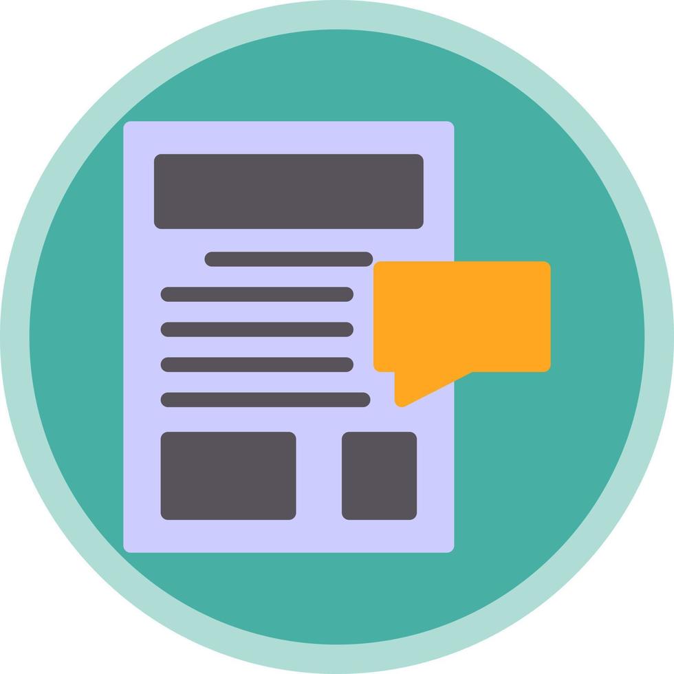 Blog Vector Icon Design