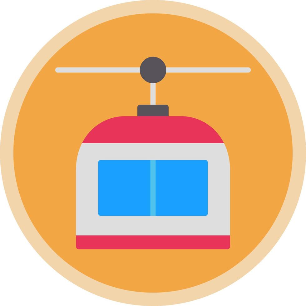 Chairlift Vector Icon Design